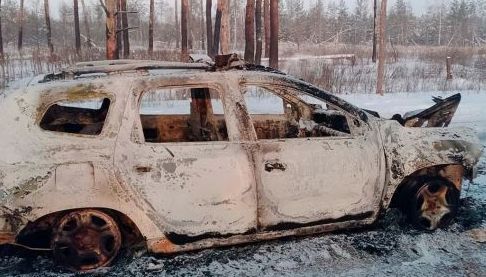 Під час евакуації в Харківській області знищено поліцейський автомобіль після атаки FPV-дрона