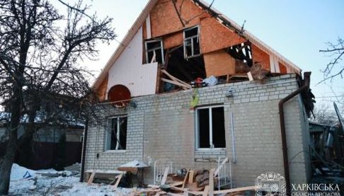 Руйнування житлової забудови в Харкові після російського удару