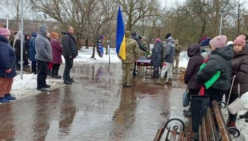 В Балаклійській громаді відбувся в останню путь герой, який загинув в Донецькій області