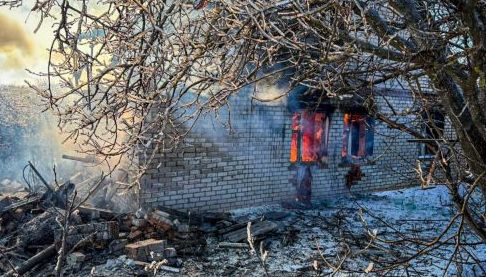 Пожежа у Великому Бурлуці: Російський БПЛА спричинив загоряння житлового будинку