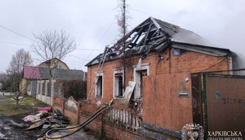 Пожежі в Богодухівському районі Харкова: російські обстріли спричинили загоряння