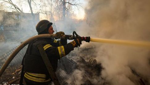 Внаслідок пожежі на Харківщині постраждав чоловік