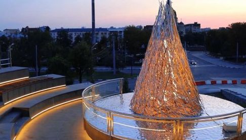 Благоустрій скверу біля ‘Вічного вогню’ у Харкові