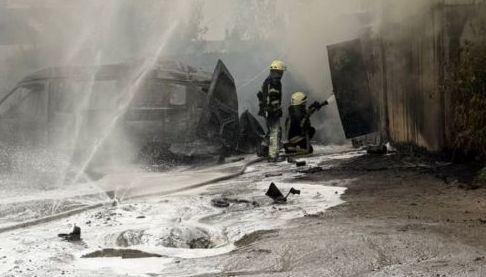 Пожежа в Новобаварському районі Харкова: поліція розслідує причини