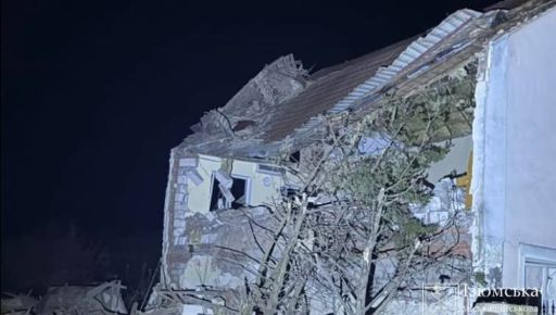 Нічний обстріл Ізюма: ворог атакував житловий сектор